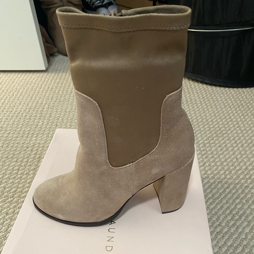 Block heel boots